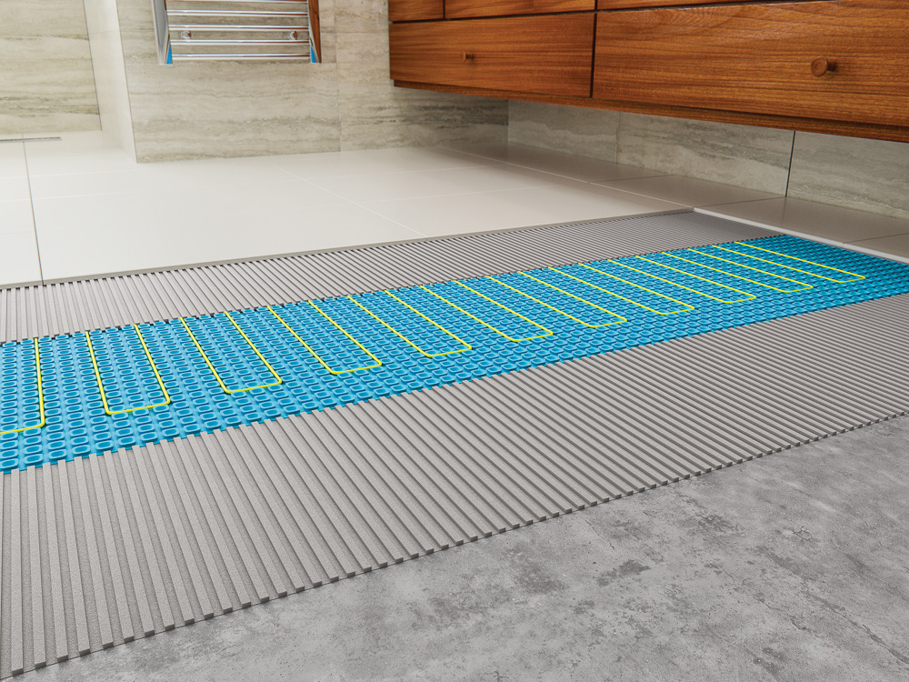 underfloor heating membrane layers 